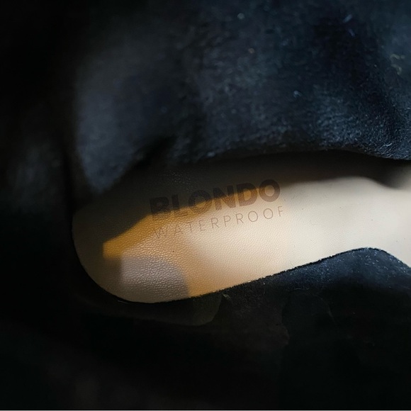 Blondo Sadie Black Suede Bootie 8 1/2 M - Picture 12 of 14